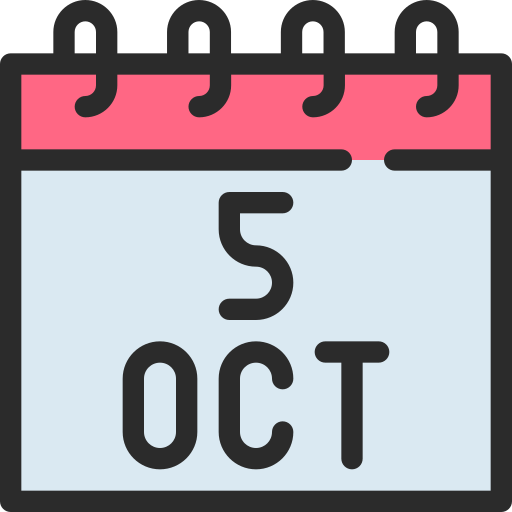 octubre icono gratis