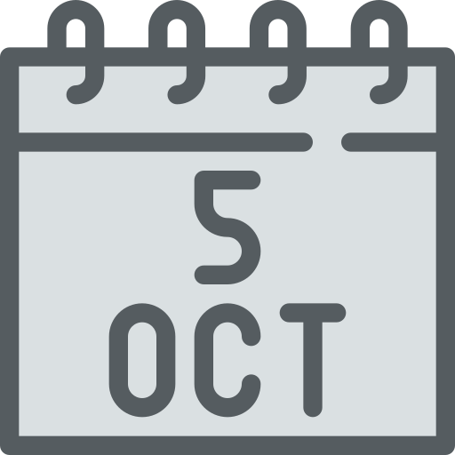 octubre icono gratis