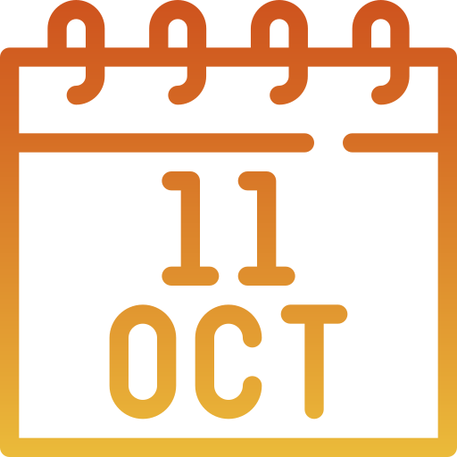 octubre icono gratis