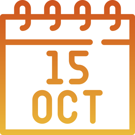 octubre icono gratis