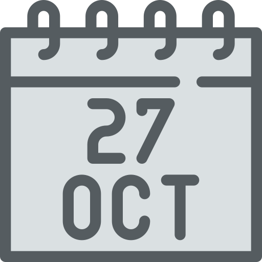 octubre icono gratis