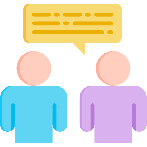 opinión icono gratis