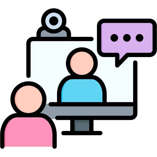 Online Interview - Free Communications Icons