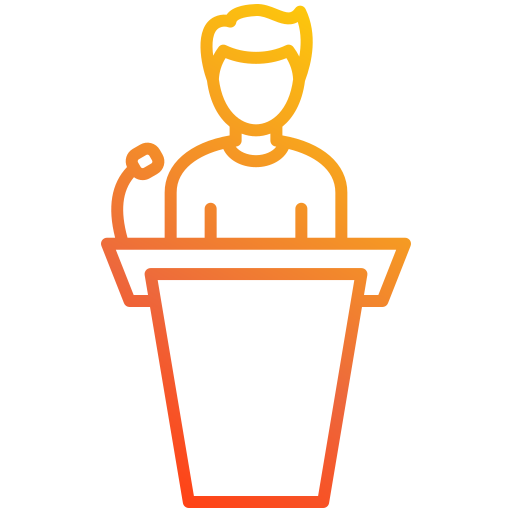 Public Speaking - Free People Icons