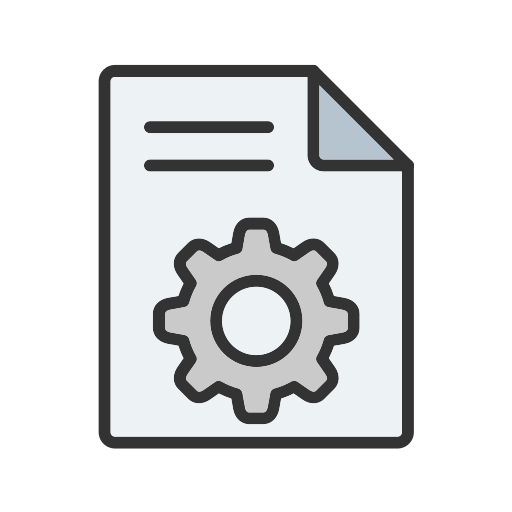 configuración del documento icono gratis