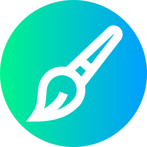 cepillo de pintura icono gratis