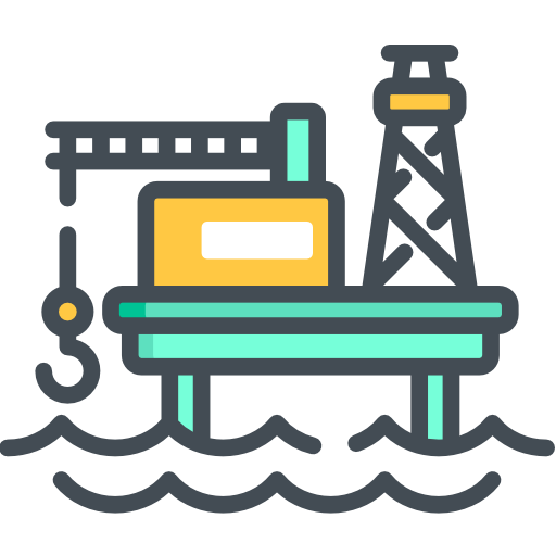 Oil platform Special Bicolor icon