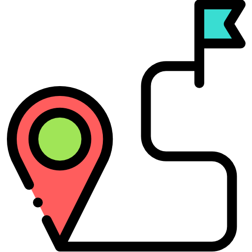 destino icono gratis