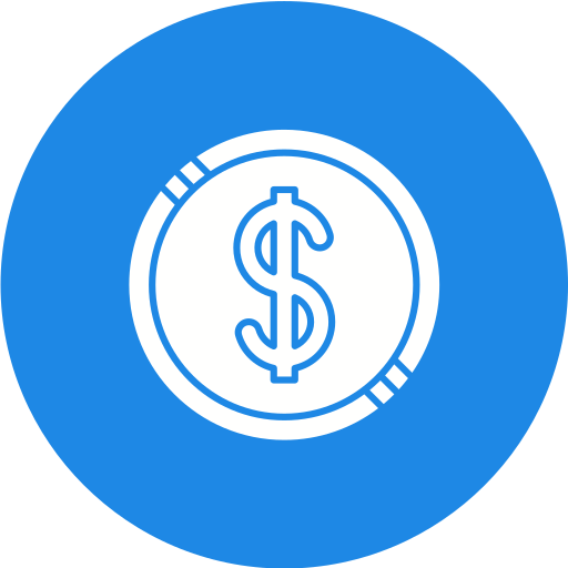 Dollar coin - Free business icons