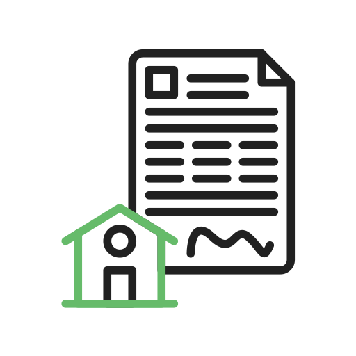 préstamo hipotecario icono gratis