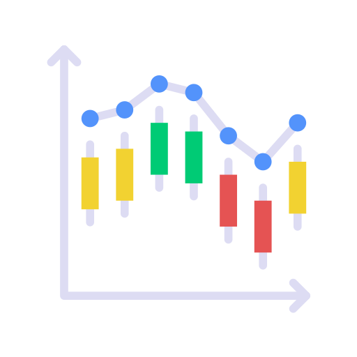 bolsa de valores icono gratis