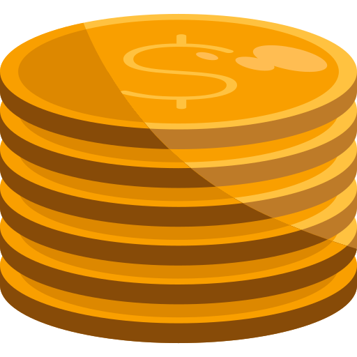 monedas icono gratis