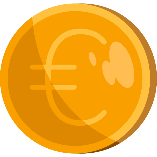 euro icono gratis