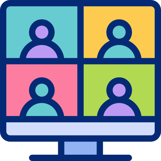 videoconferência grátis ícone