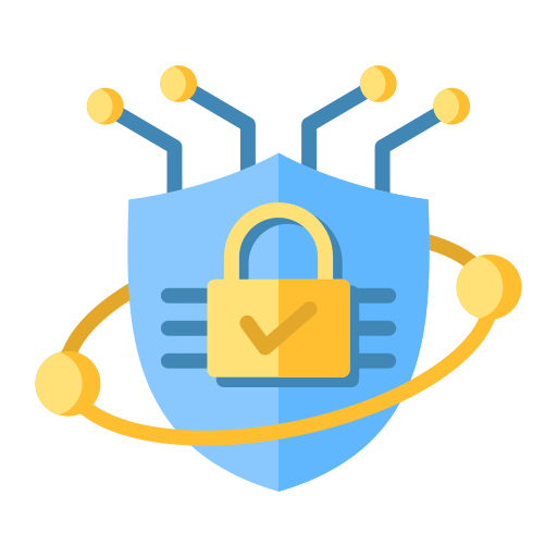 la seguridad cibernética icono gratis