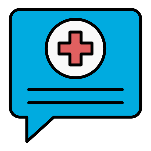 aplicación médica icono gratis