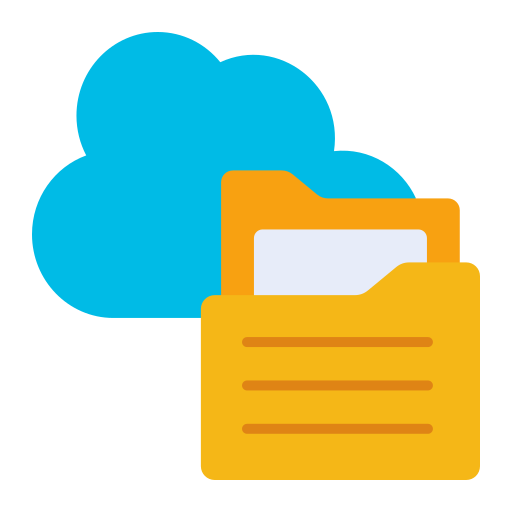 almacenamiento en la nube icono gratis