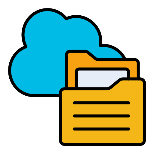 Cloud storage free icon