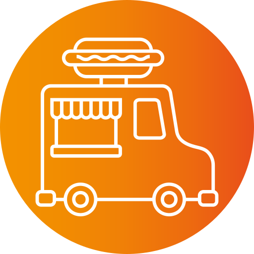 caminhão de comida grátis ícone