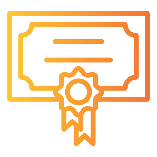 certificado icono gratis