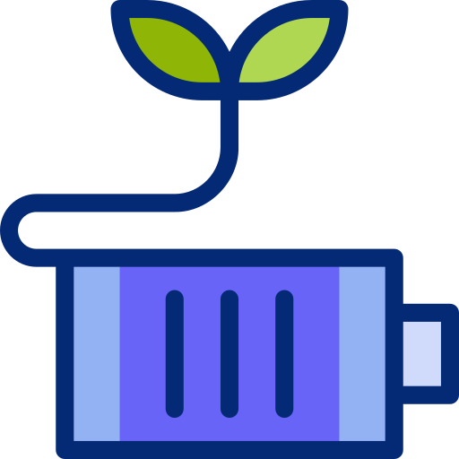 batterie éco Icône gratuit
