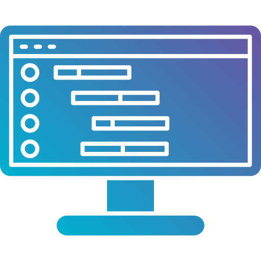 gráfico de gantt icono gratis