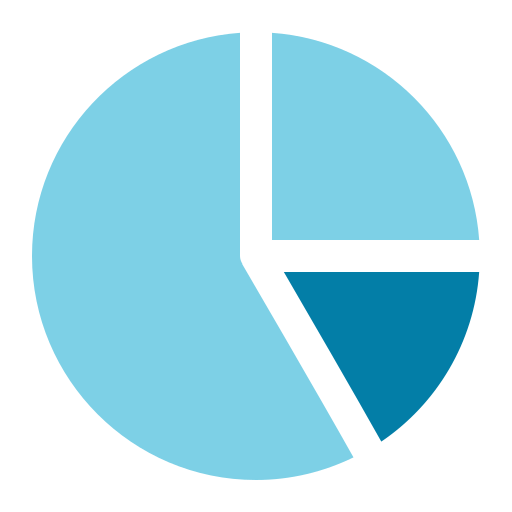 gráfico circular icono gratis