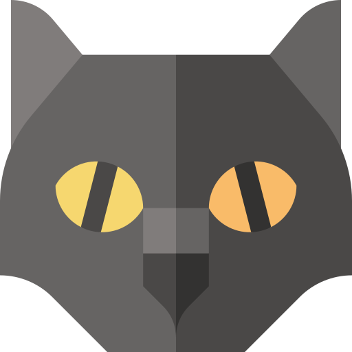 Gray cat icon - Free gray animal icons
