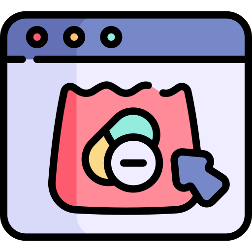 Online pharmacy free icon