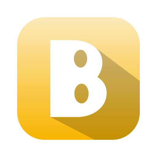 letra b icono gratis