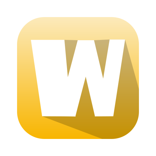 letra w icono gratis