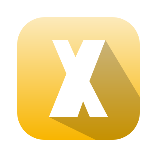 letra x icono gratis