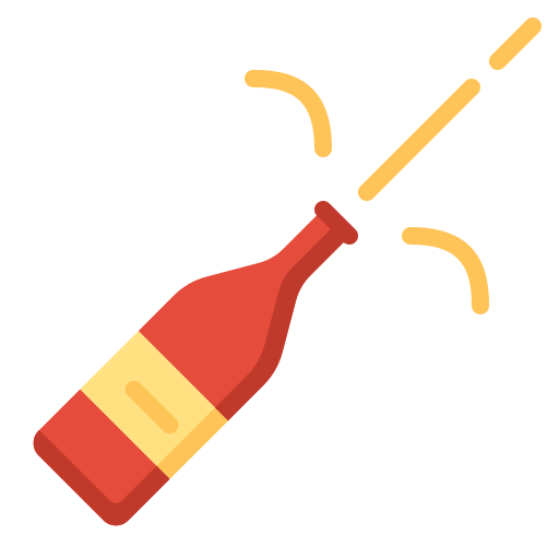 champán icono gratis