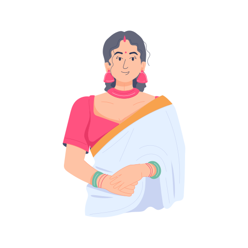 Marge Iyer Wearing Kancheepuram Silk Saree In Regular - Lisa Simpsons PNG  Transparent With Clear Background ID 236870 | TOPpng