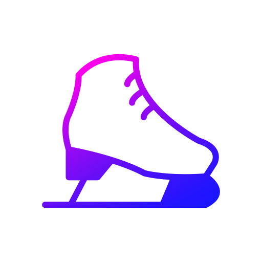 zapatos para patinar sobre hielo icono gratis