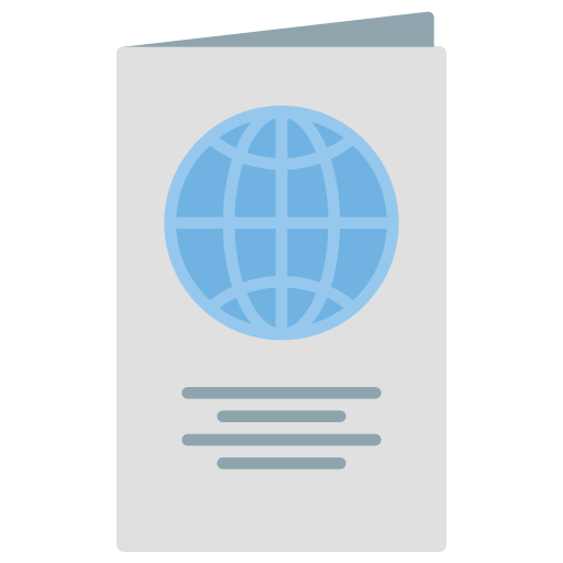 pasaporte icono gratis