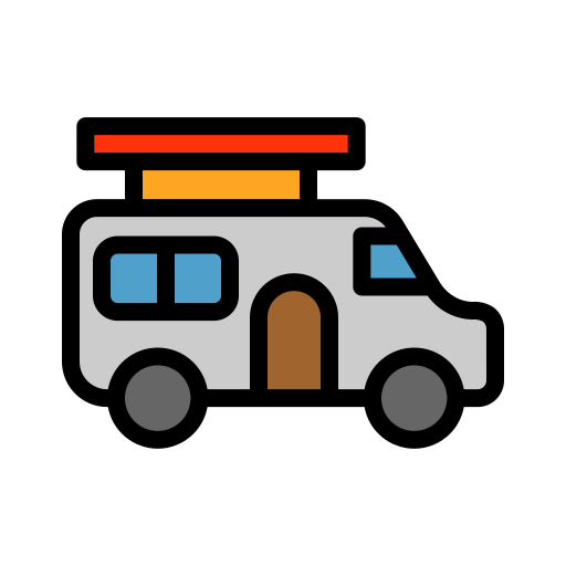 autocaravana icono gratis