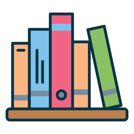 Bookshelf - Free education icons