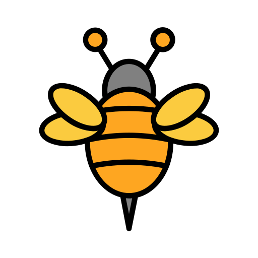 abeja icono gratis