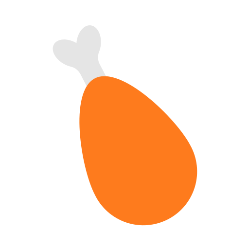 coxa de frango grátis ícone coxa de frango grátis ícone