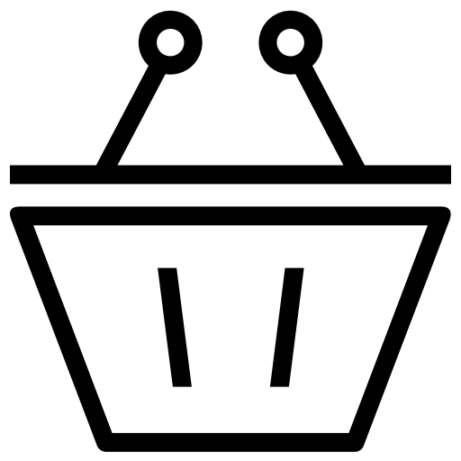 cesta de la compra icono gratis