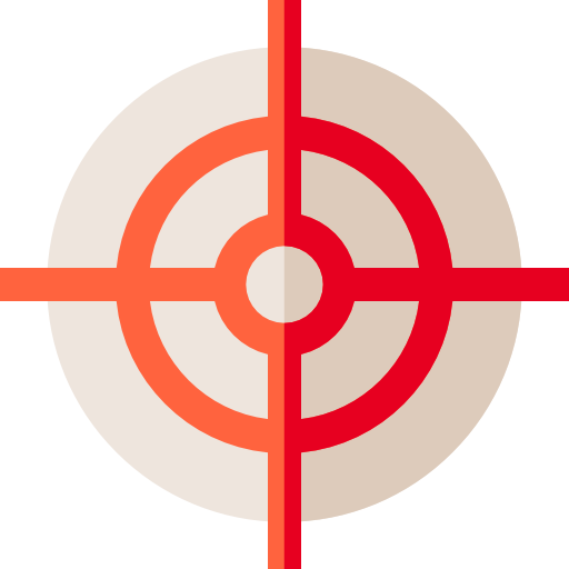 Target Basic Straight Flat icon