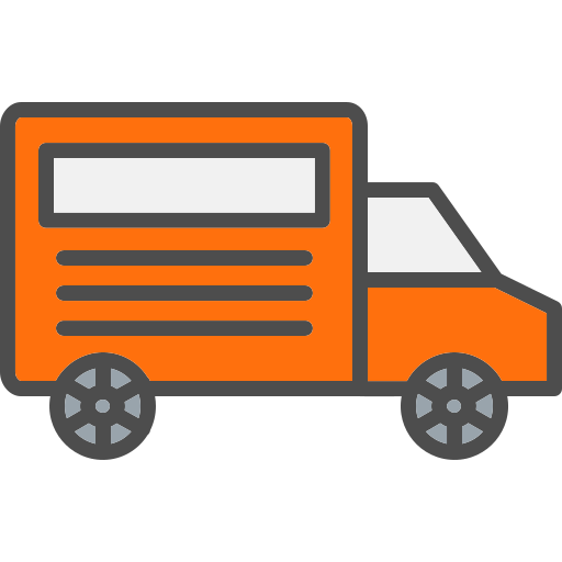 Грузовик доставки бесплатно иконка