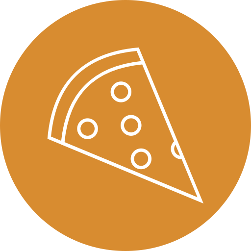 porción de pizza icono gratis