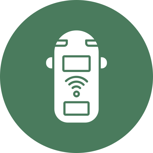 auto inteligente icono gratis