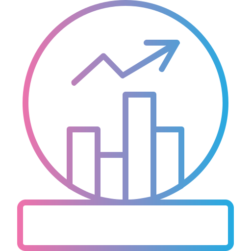 gráfico de barras icono gratis