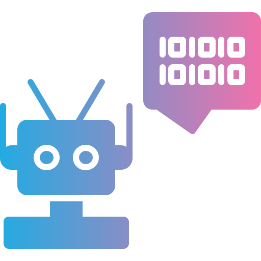 asistente de robot icono gratis