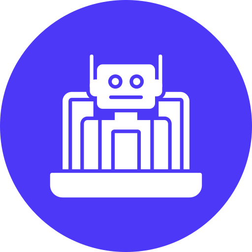 asistente de robot icono gratis