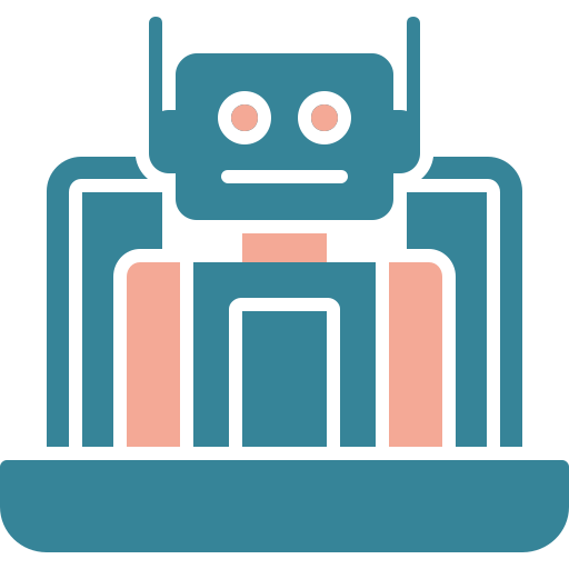 asistente de robot icono gratis