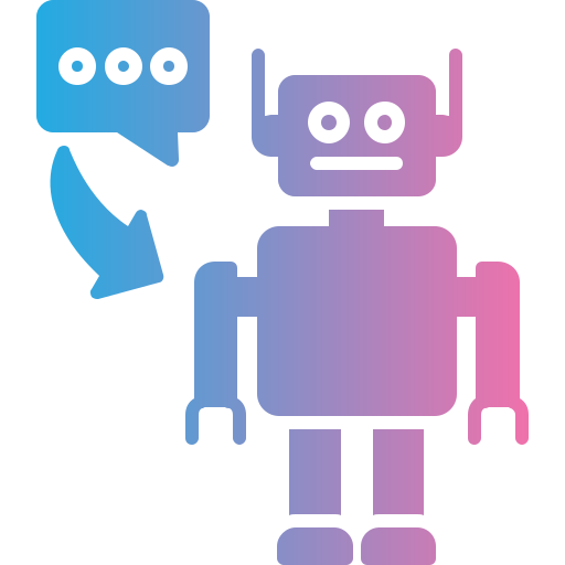 asistente de robot icono gratis